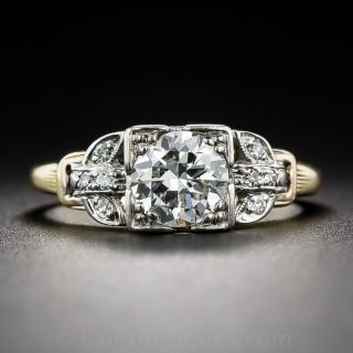 .76 Carat Diamond Mid-Century Engagement Ring - 1