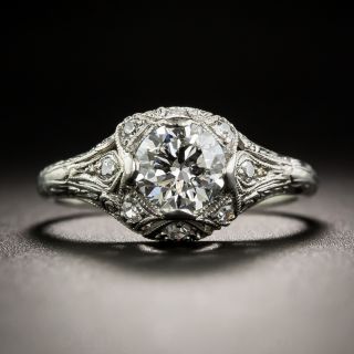 .77 Carat Diamond Art Deco Engagement Ring - GIA G VS1