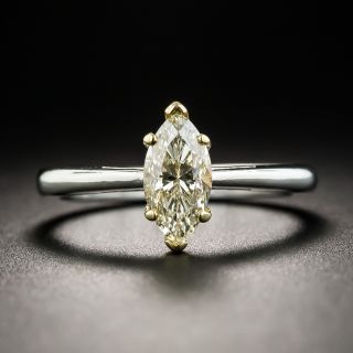  .78 Carat Marquise Diamond Solitaire Engagement Ring by GRAFF