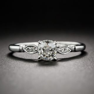 .78 Carat Antique Cushion Cut  Diamond Engagement Ring