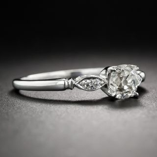 .78 Carat Antique Cushion Cut  Diamond Engagement Ring