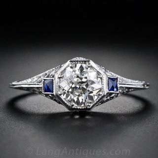 .79 Carat Diamond Antique Engagement Ring