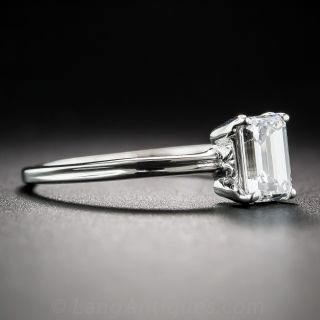 .79 Carat Emerald-Cut Diamond Engagement Ring