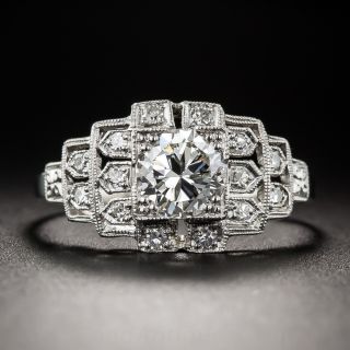 .79  Diamond Art Deco Engagement Ring