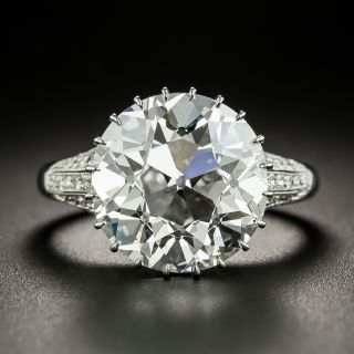 8.07 Carat European-Cut Diamond Engagement Ring by Hancocks of London - GIA I VS1 - 2