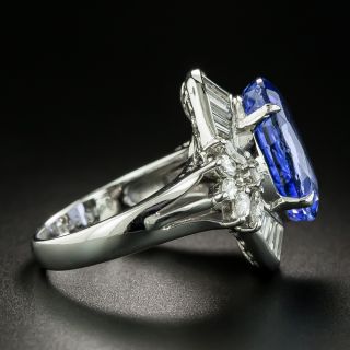 8.59 Carat No-Heat Ceylon Sapphire and Diamond Ring - GIA