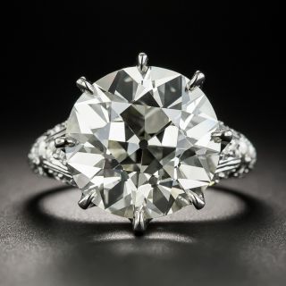 8.85 Carat European-Cut Diamond Ring - GIA N VS2 - 1