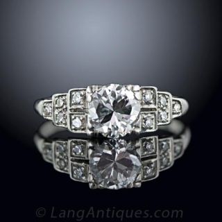 Art Deco Diamond Engagement Ring 
Art Deco Jewelry 