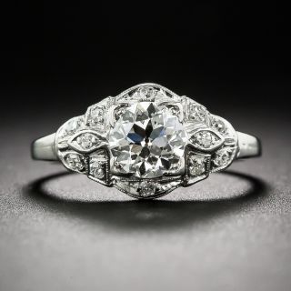 .80 Carat Art Deco Diamond Engagement Ring