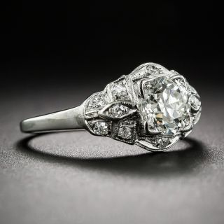 .80 Carat Art Deco Diamond Engagement Ring