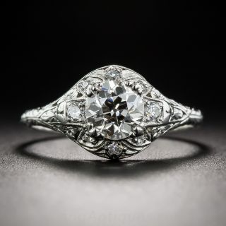 .80 Carat Diamond Art Deco Engagement Ring