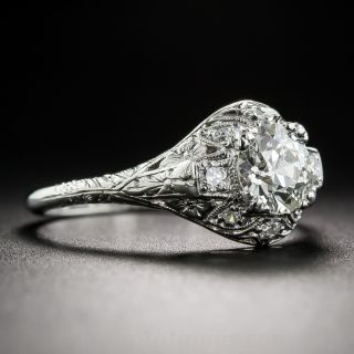 .80 Carat Diamond Art Deco Engagement Ring