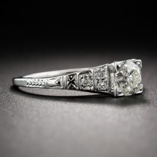 .80 Carat Diamond Art Deco Engagement Ring