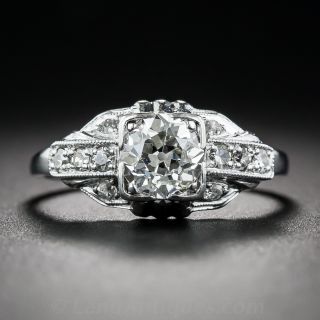 .80 Carat Diamond Art Deco Engagement Ring