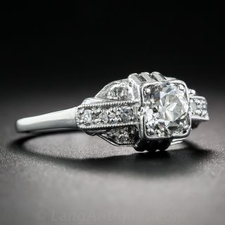 .80 Carat Diamond Art Deco Engagement Ring
