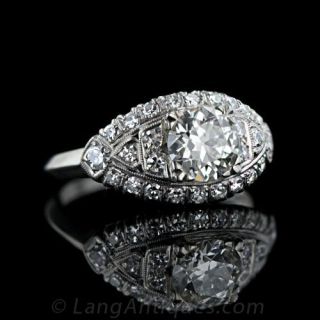 .80 Carat Diamond Engagement Ring, Circa 1950's