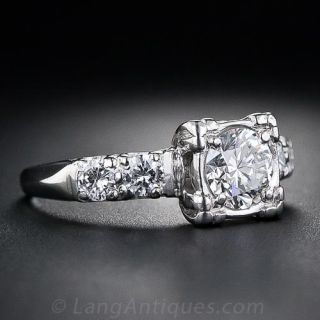 .80 Carat Diamond Engagement Ring, Circa 1950's