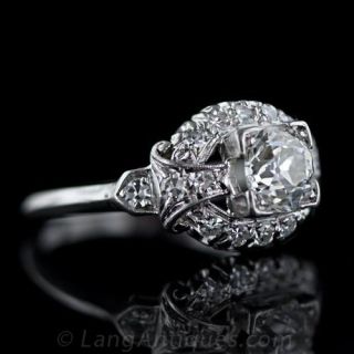 .80 Carat Diamond Engagement Ring, Circa 1950's