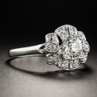 .80 Carat Diamond Vintage Engagement Ring