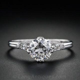 .80 Carat  Edwardian Diamond Engagement Ring