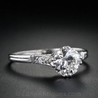 .80 Carat  Edwardian Diamond Engagement Ring