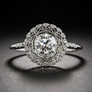 .80 Carat Edwardian Style Diamond Ring GIA I/SI2