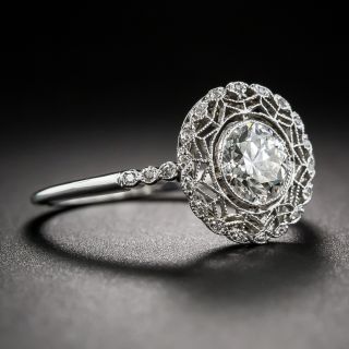 .80 Carat Edwardian Style Diamond Ring GIA I/SI2
