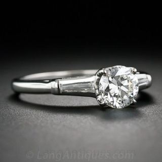 .80 Carat GIA H-VS2 Mid-Century Vintage Engagement Ring