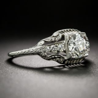 .80 Carat GIA: I-VS1 Diamond Art Deco Engagement Ring