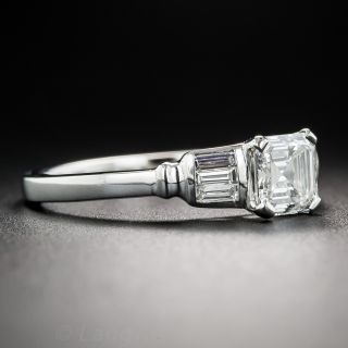 .80 Carat Square Asscher-Cut Diamond Ring GIA G/SI1