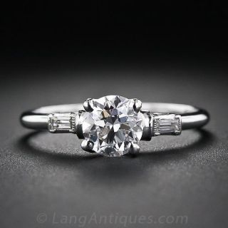 .80 Carat Vintage Diamond Engagement Ring