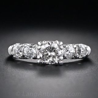 .80 Estate Diamond Engagement Ring