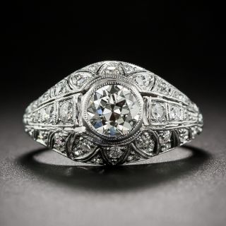 .81 Carat Art Deco Engagement Ring 