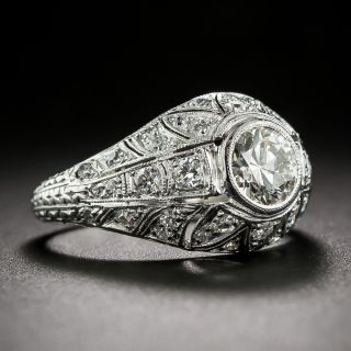 .81 Carat Art Deco Engagement Ring 