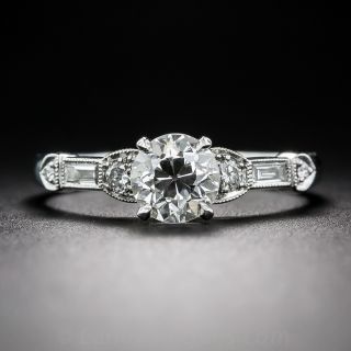 .82 Carat Diamond Art Deco Engagement Rings
