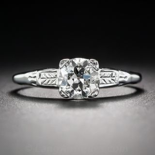 .82 Carat Diamond Vintage Solitaire Engagement Ring