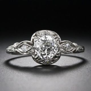 .83 Carat Antique Diamond Engagement Ring
