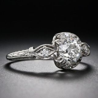 .83 Carat Antique Diamond Engagement Ring