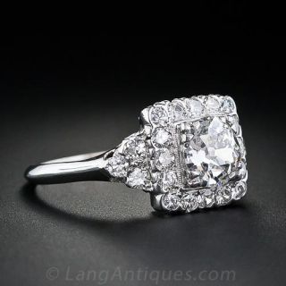 .84 Carat Center Estate Diamond Engagement Ring