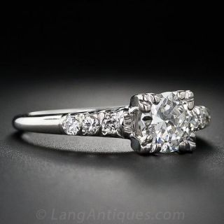 .84ct Diamond Vintage Engagement Ring