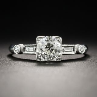 .85 Carat Diamond Vintage Engagement Ring