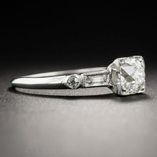 .85 Carat Diamond Vintage Engagement Ring