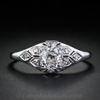 .85 Carat  Diamond Vintage Engagement Ring