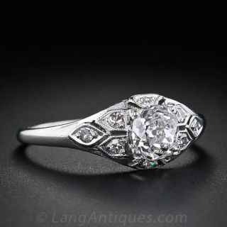 .85 Carat  Diamond Vintage Engagement Ring