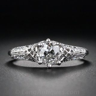 .85 Carat Edwardian Diamond Engagement Ring