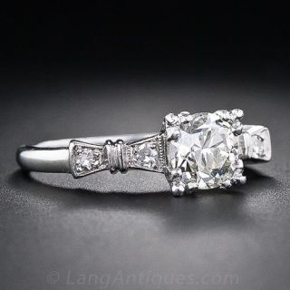 .85 Carat Vintage Diamond Engagement Ring 