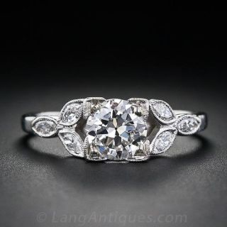 Art Deco Diamond Engagement Ring 