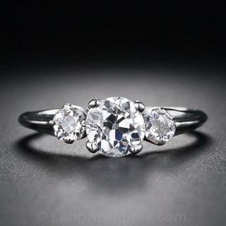 .86 Carat Center Vintage Diamond Ring