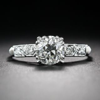 .86 Carat Diamond Vintage Engagement Ring GIA  I/VS1 - 1
