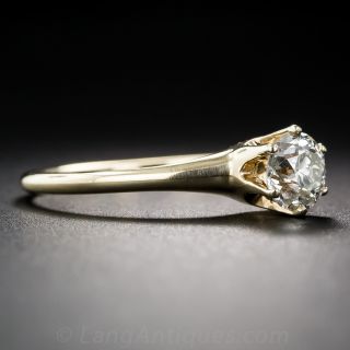 .88 Carat Antique Diamond Solitaire Engagement Ring